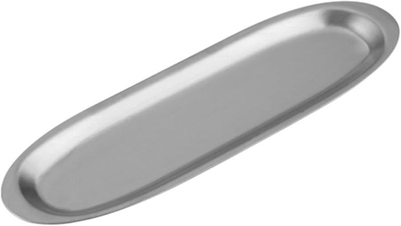 Stainless Steel Meatball Serving Plate 27cm Sushi Bbq Dinner Dish For Restaurant Household - Image 1